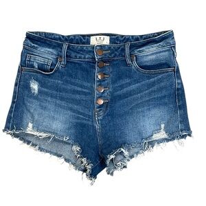 Letters to Juliet High Rise Denim Shorts